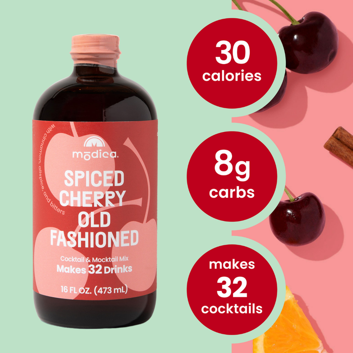 Spiced Cherry Old Fashioned Cocktail & Mocktail Mix