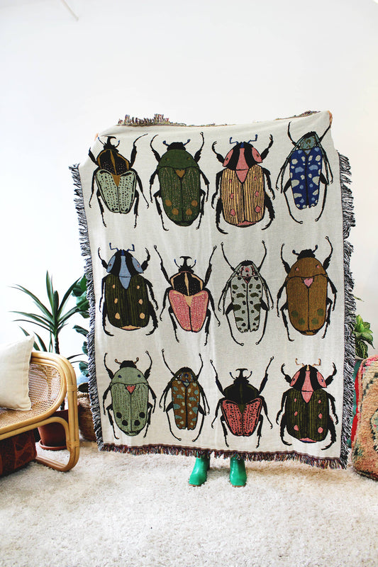Calhoun & Co. - Beetle Party Tapestry Blanket