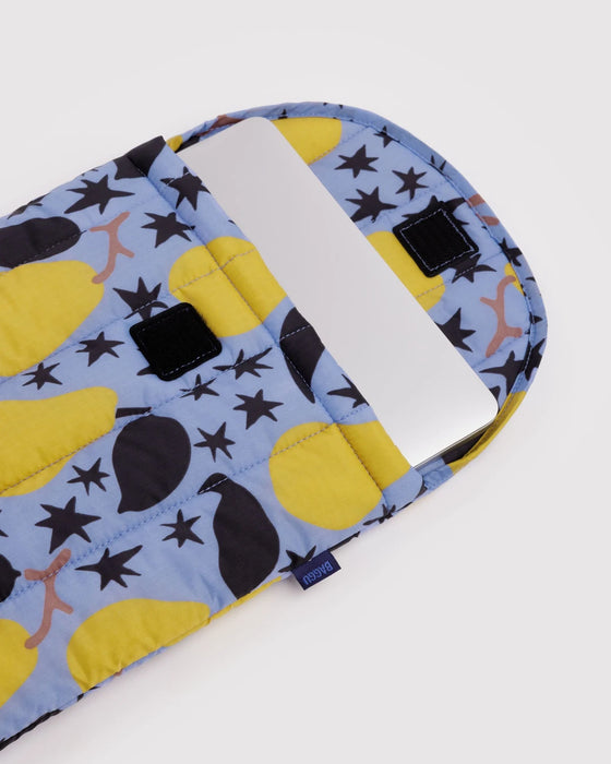 BAGGU Puffy Laptop Sleeve 13"/14"- Golden Pears