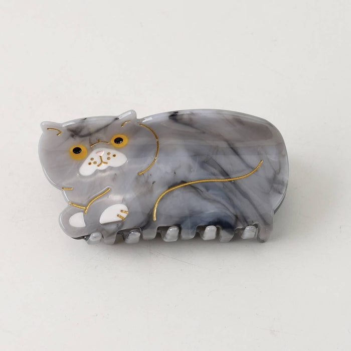 Cat Hair Claw Clip-Iridescent Dark Gray