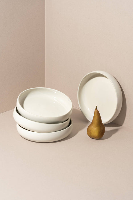 Handmade Stoneware Pasta/Salad Plate