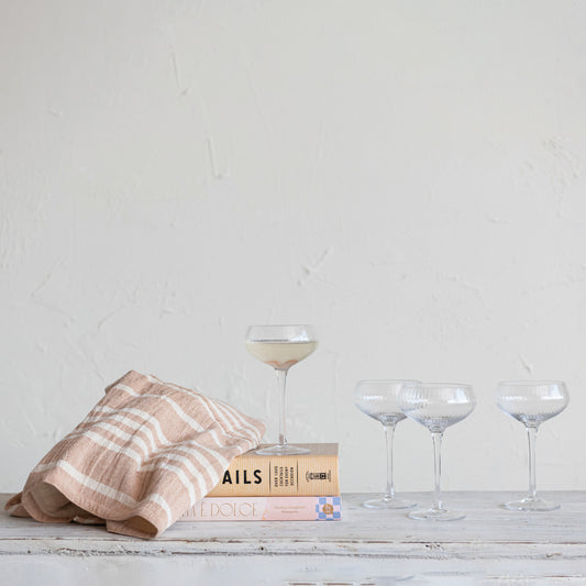 Stemmed Champagne Coupe Glass