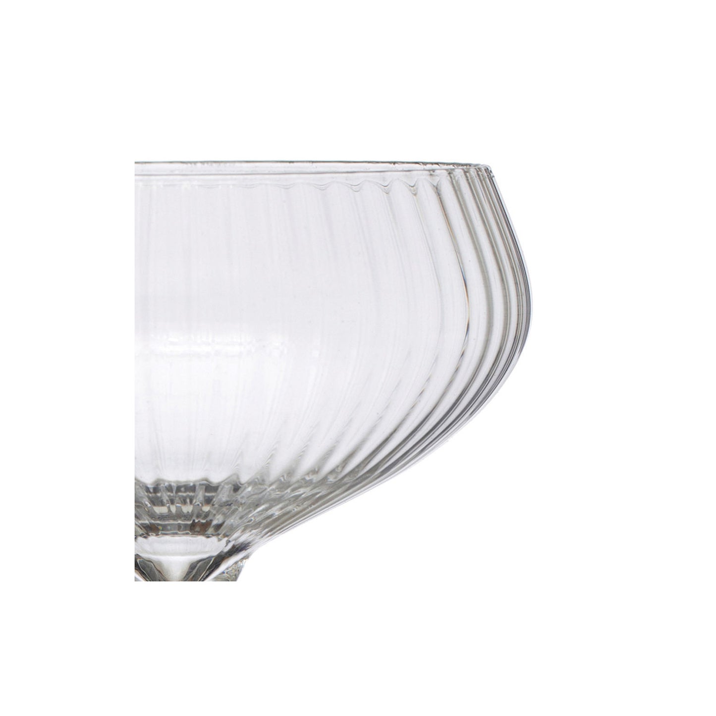 Stemmed Champagne Coupe Glass