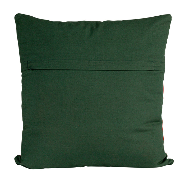 Embroidered Global Accent Pillow