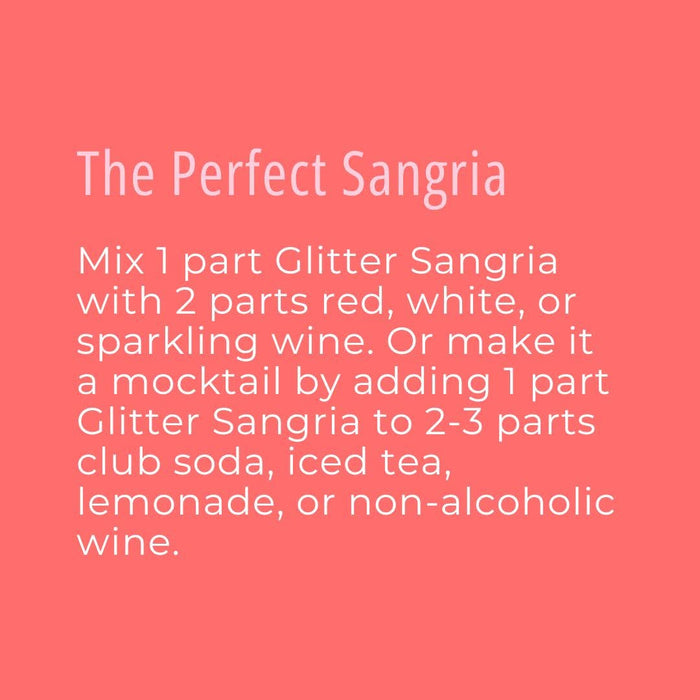 Glitter Sangria Mixer, 16 fl oz