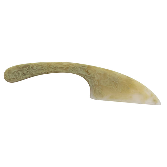 Marbled Resin Cheese Knife – Green