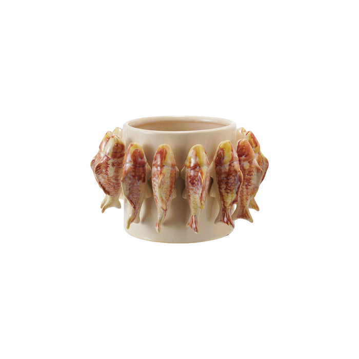 3D Fish Stoneware Planter