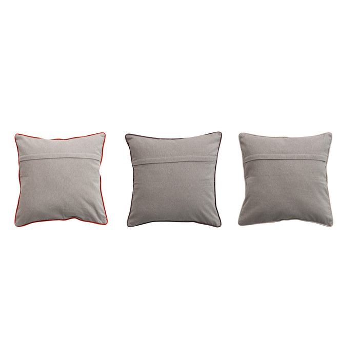 Velvet Botanical Embroidered Pillow