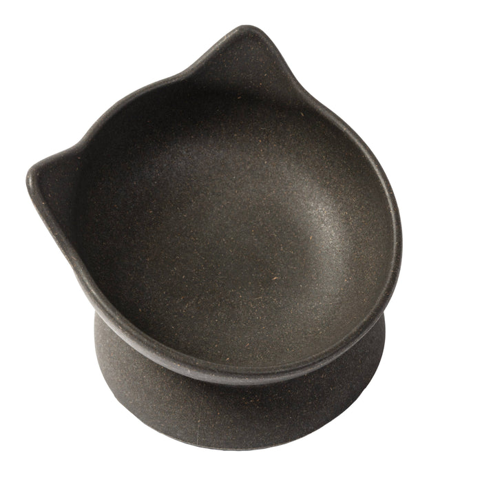 Archie Bamboo Tilt Cat Bowl