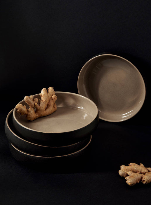 Handmade Stoneware Pasta/Salad Plate
