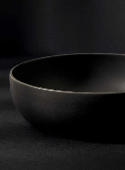 Stoneware Shallow Serving Bowl