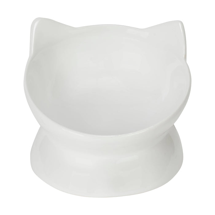 Oscar Tilt Cat Dish: Black