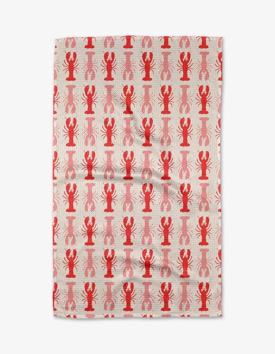 Geometry - Lobster Stripe Tea Towel