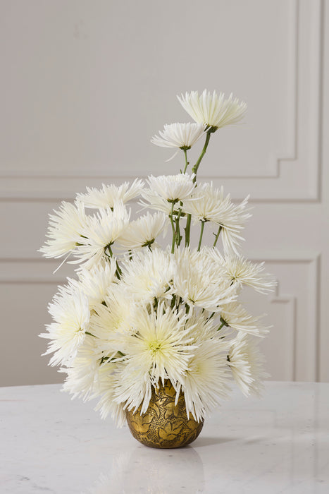 Pressed Metal Vase