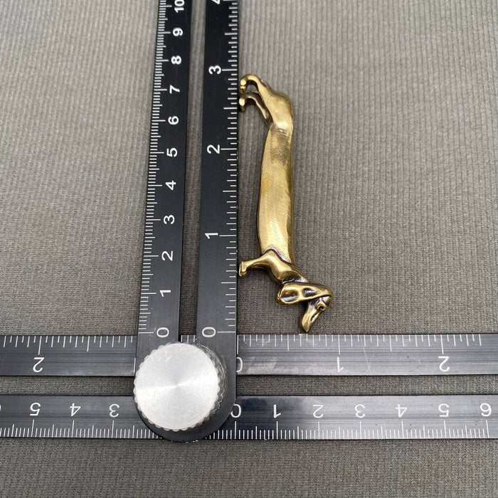 Brass Dachshund Dog