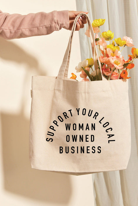 WOMAN OWNED BUSINESS Canvas Tote Bag