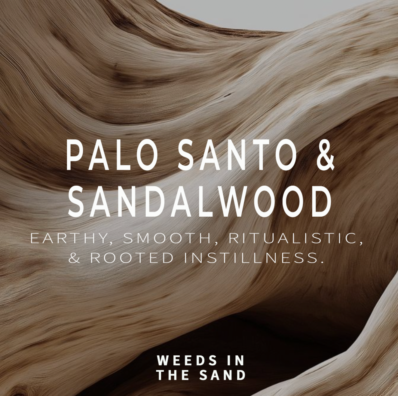 MINI PALO SANTO & SANDALWOOD CANDLE 3OZ