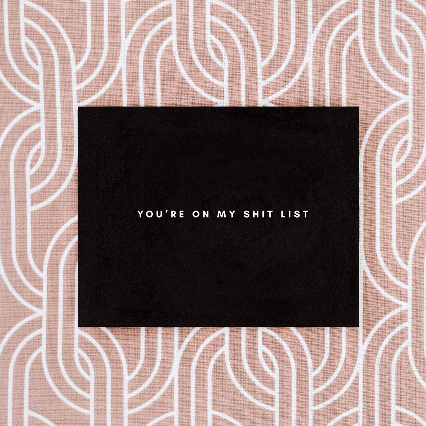 My Shit List Greeting Card by Girl w/ Knife