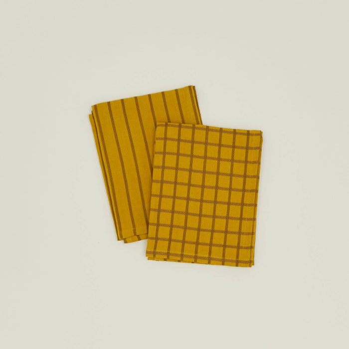 ESSENTIAL YARN DYED DISH TOWEL- Set of 2