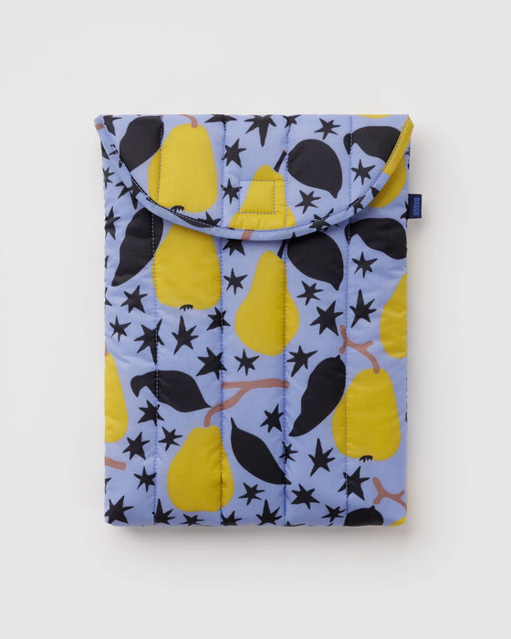 BAGGU Puffy Laptop Sleeve 13"/14"- Golden Pears