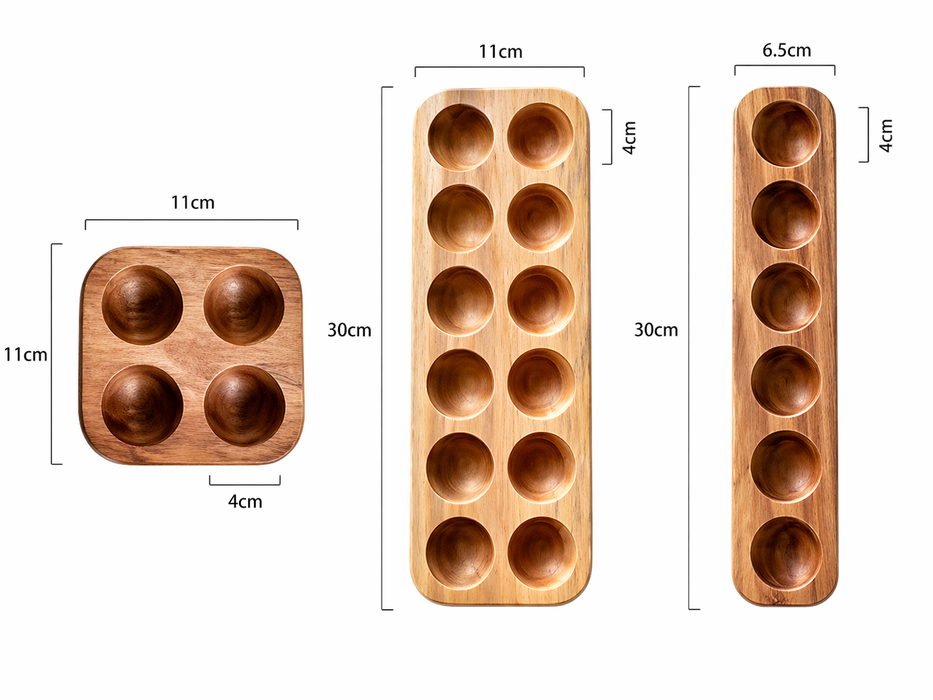 Wooden Egg Storage Tray