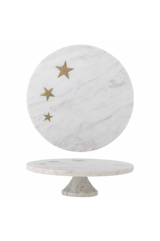 Marble Star Cake Pedestal