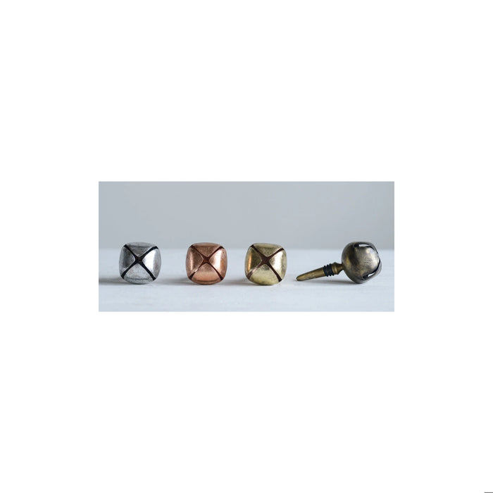 Metal Bottle Stopper with Jingle Bell