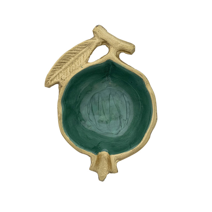 Enameled Cast Aluminum Pomegranate Shaped Dish